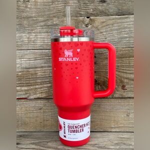 Stanley Cup Valentine’s Day 2025 Ruby Hearts Red 40 oz Flowstate Tumbler ❤️
